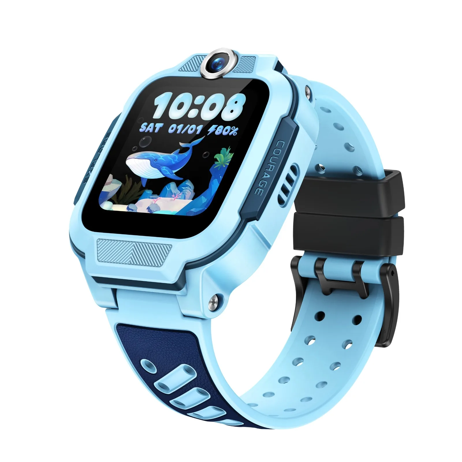 imoo Z3 horloge voor kinderen, slimme kinderhorloge met GPS-tracker, kindertelefoonhorloges, videogesprek, schoolmodus, SOS, IP68 waterdicht - afbeelding 1