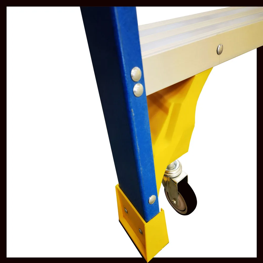 Professional Glass Fiber Platform Ladder Engineering Step Stool Heavy Duty Insulated Climbing Tool for Industrial Works