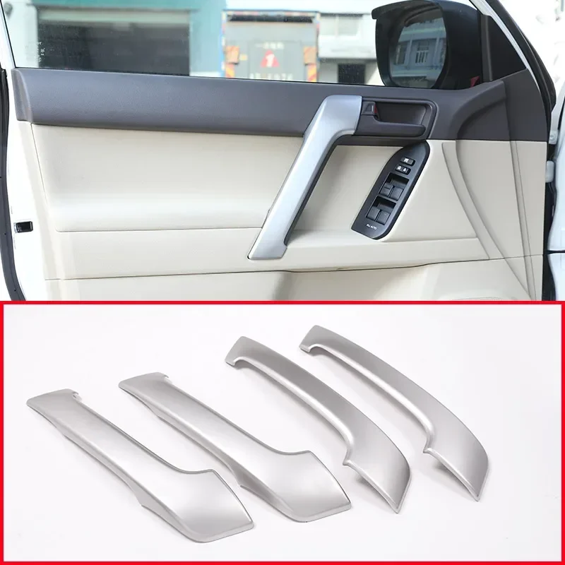 

4 шт. автомобильная внутренняя дверная ручка из АБС-пластика для Toyota Land Cruiser Prado FJ150 150 2010 2011-2012018 год аксессуары