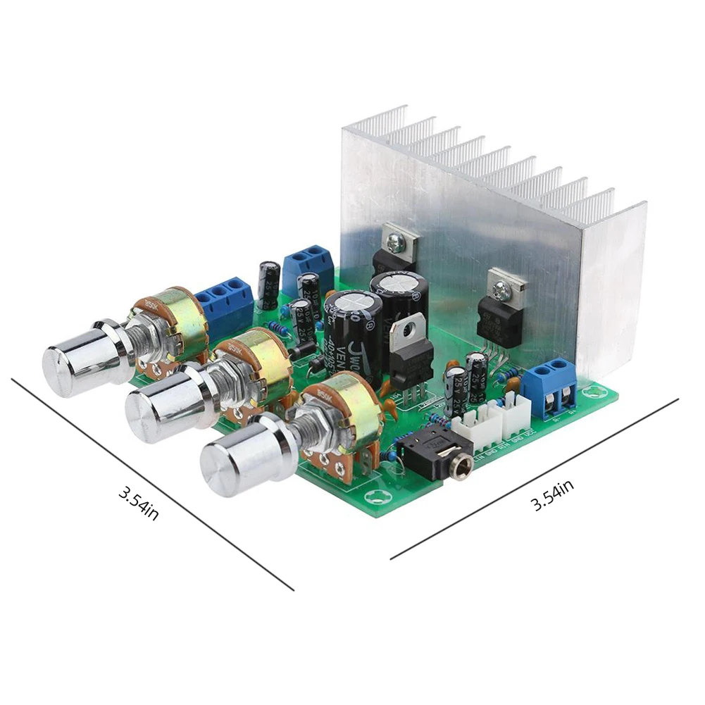 TDA2030 Audio DIY Power Amplifier Board A Finished 15W+15W HiFi Stereo Audio Power Amplifier Dual Channel 2.0 for LM1875