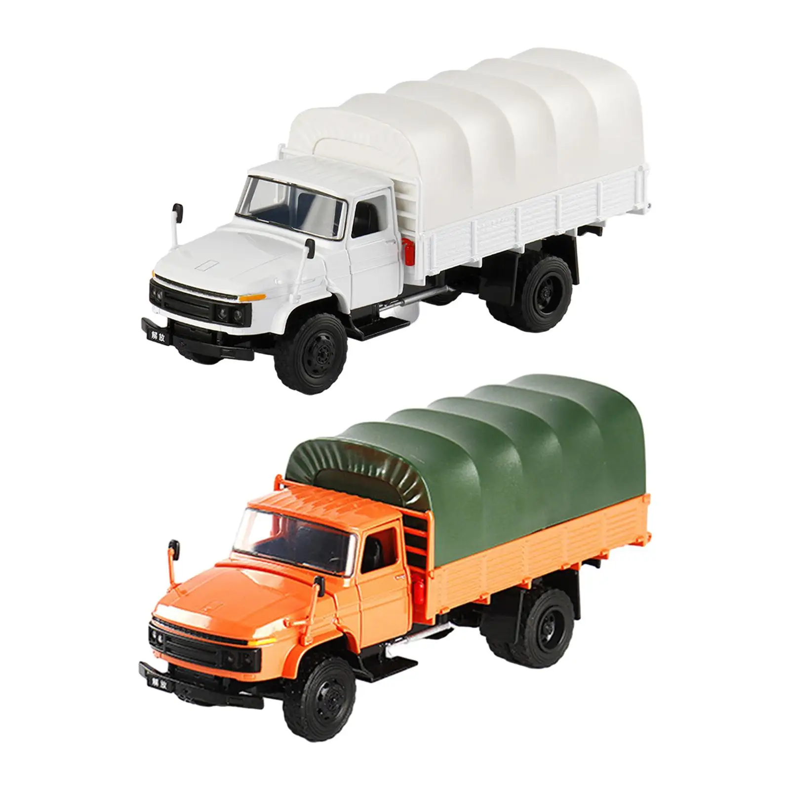 1:28 Scale Ornament Collectibles Kids Toys Diecast Transport Truck Simulation for Bedroom Cabinet Shelf Livingroom Decorations