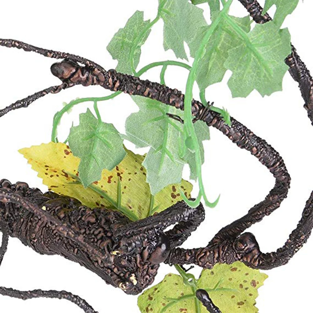 

Reptile Climbing Vine Flexible Artificial Natural Plastic Vine for Lizards Frogs Tortoises Geckos Reptiles Habitat