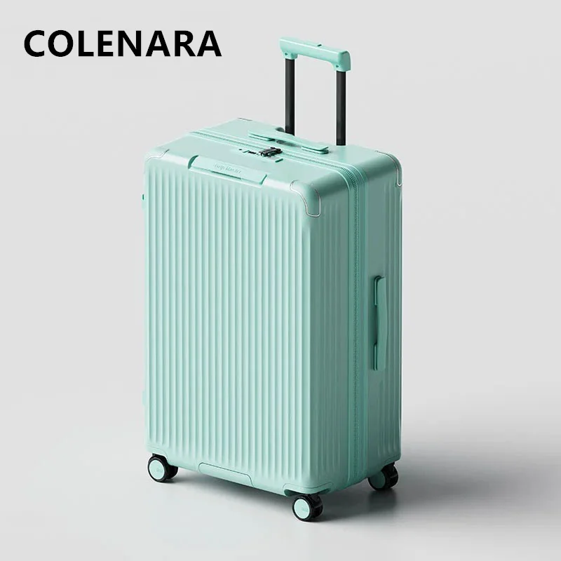 

COLENARA 20 Inch Cabin Luggage ABS + PC Boarding Box 24 "28" Large Capacity Trolley Case Universal Wheel Rolling Suitcase