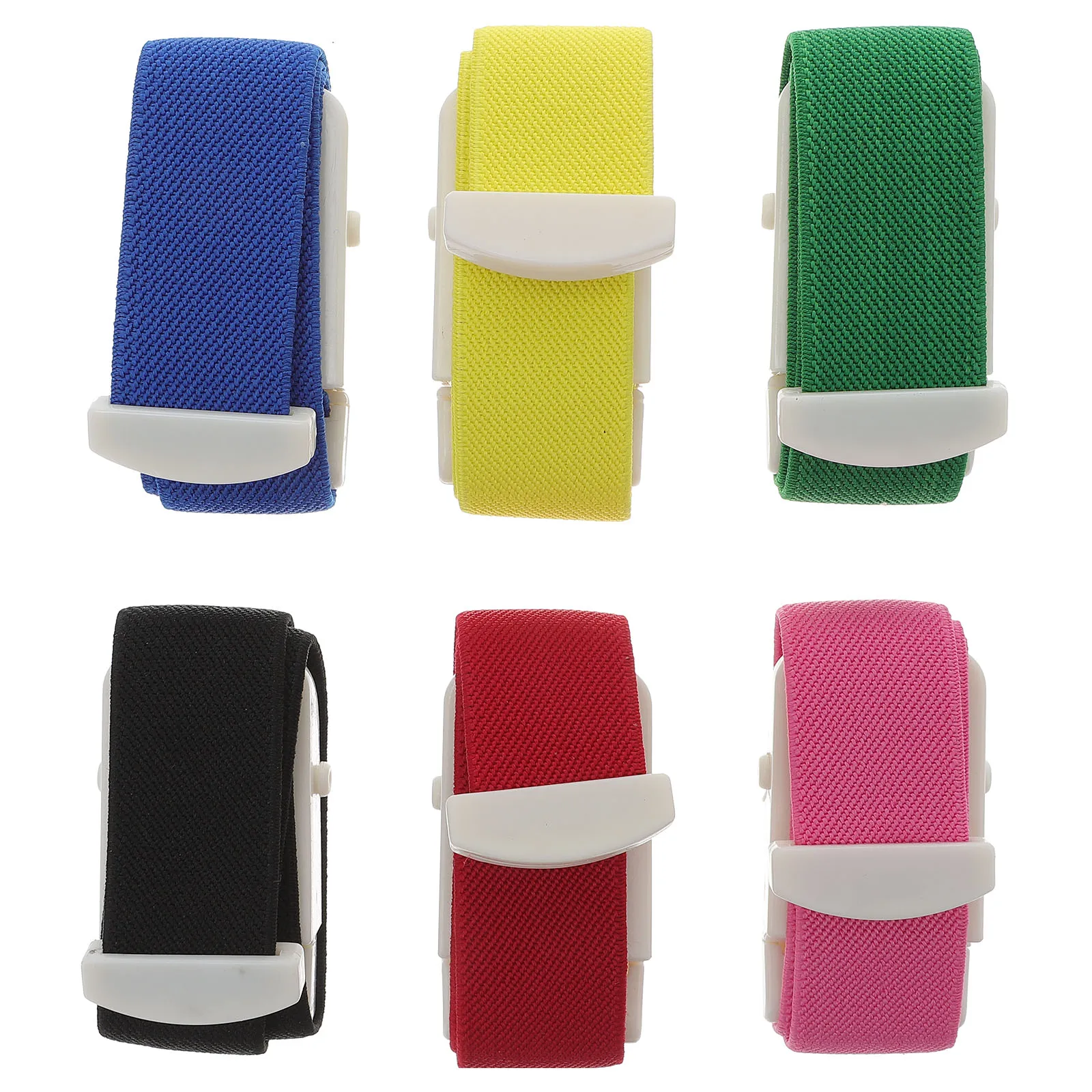 6 ชิ้นที่มีสีสัน Medical Paramedic Tourniquet Quick Release Buckle กีฬากลางแจ้งฉุกเฉินสําหรับ First Aid พยาบาลทั่วไปใช้