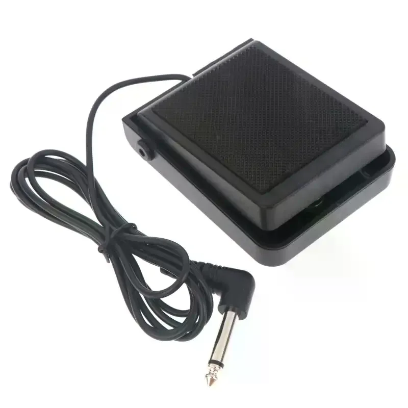 1Pcs Universal Sustain Pedal With Chrome Pedal Non Slip Base For All Digital Pianos Electronic Keyboards Home Practice