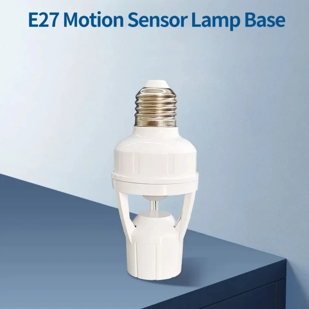 Human Induction Infrared Body Sensor E27 E26 Switch Bulb Holder Socket Adapter Converter AC85-265V Motion Sensor Lamp Head Base