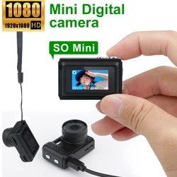 Mini filmadora com tela HD, filmadora compacta com flash, DV portátil, interior, casa, ao ar livre, esportes, gravador de vídeo, 1080p