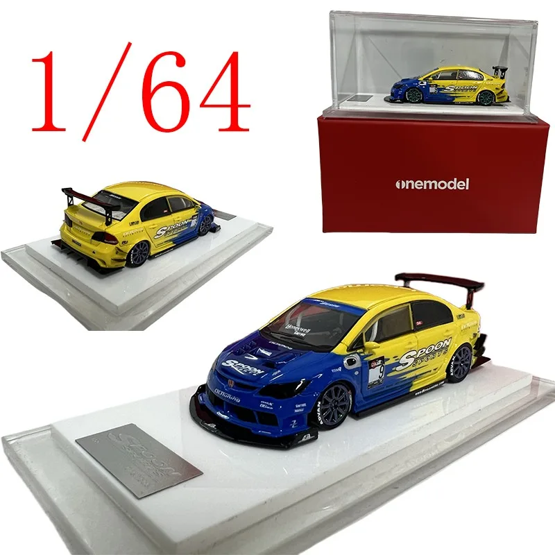 

Onemodel Diecast 1/64 Scale Honda Resin Model Car Honda Fd2 Type JDM Play Vehicles Toys for Boys Gift Original Box