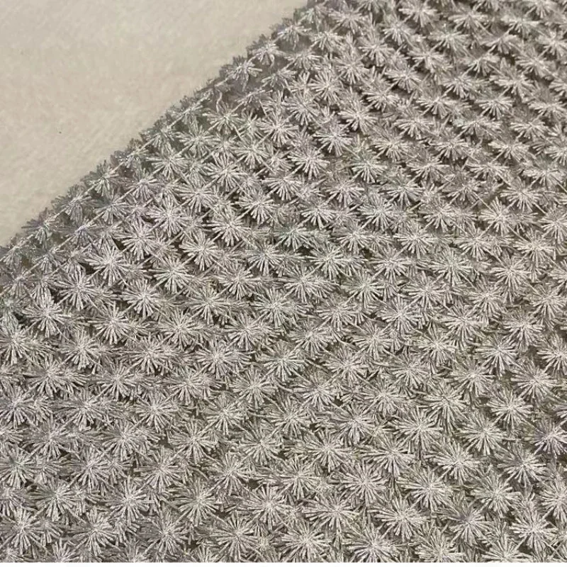Modern Fashion Simple Water-soluble Tulle Embroidery Sheer Luxury Curtains for Living Room Bedroom Dining Woven