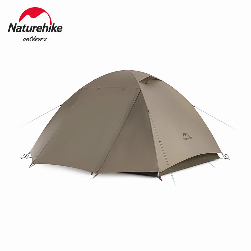 Naturehike 2-3 People Camping Tent Ultralight Outdoor Thickened double layer Rain Proof Sunscreen Tent Beach Park Camping Tents