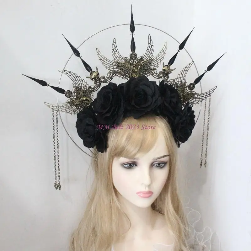 49ME Barroca Diadema Bricolaje Vintage Bricolaje Material