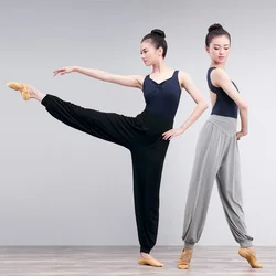 Women Dancing Pants Yoga Full Length Pants High Waist Loose Jogging Trousers Ladies Gym Exercises Men Women Bloomers