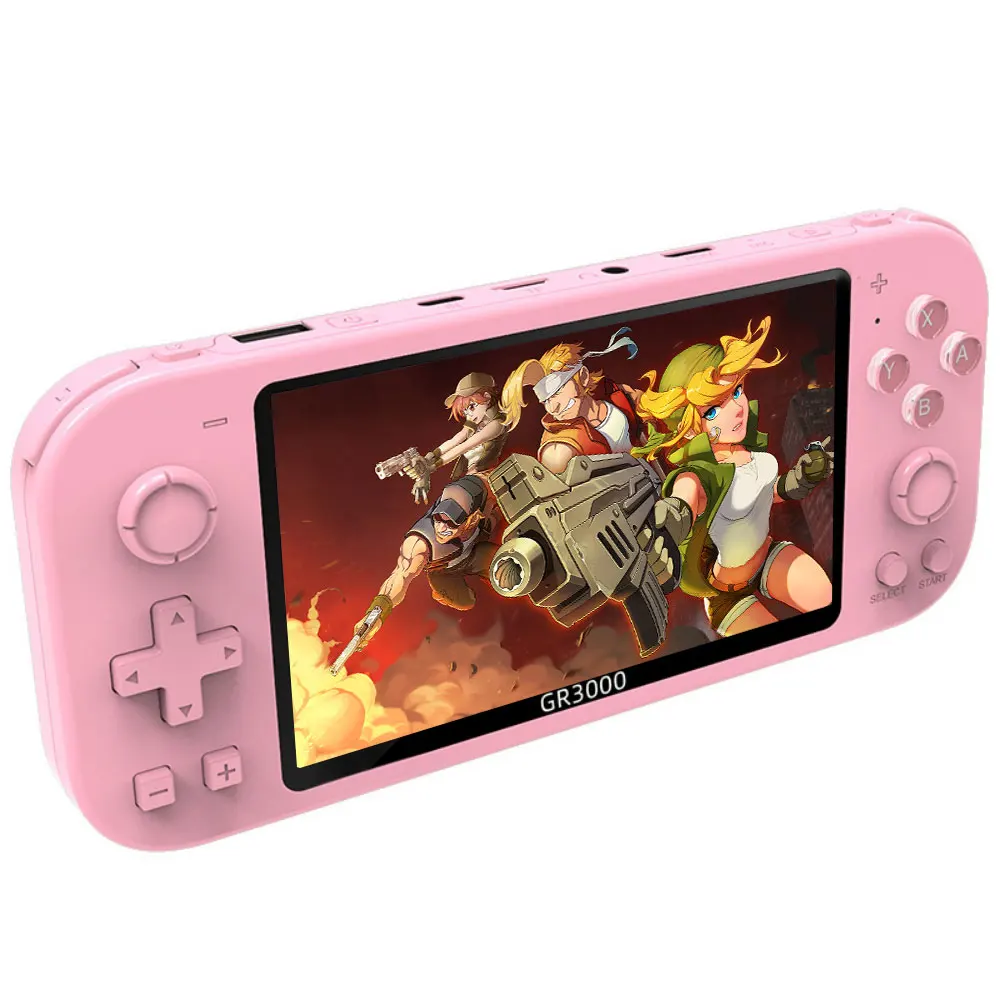 

Pretty Candy Color Portable Game Console 5 Inch Screen 8GB With 2500 Free Games Handheld Game Player For 8/16/32/128 bit Games