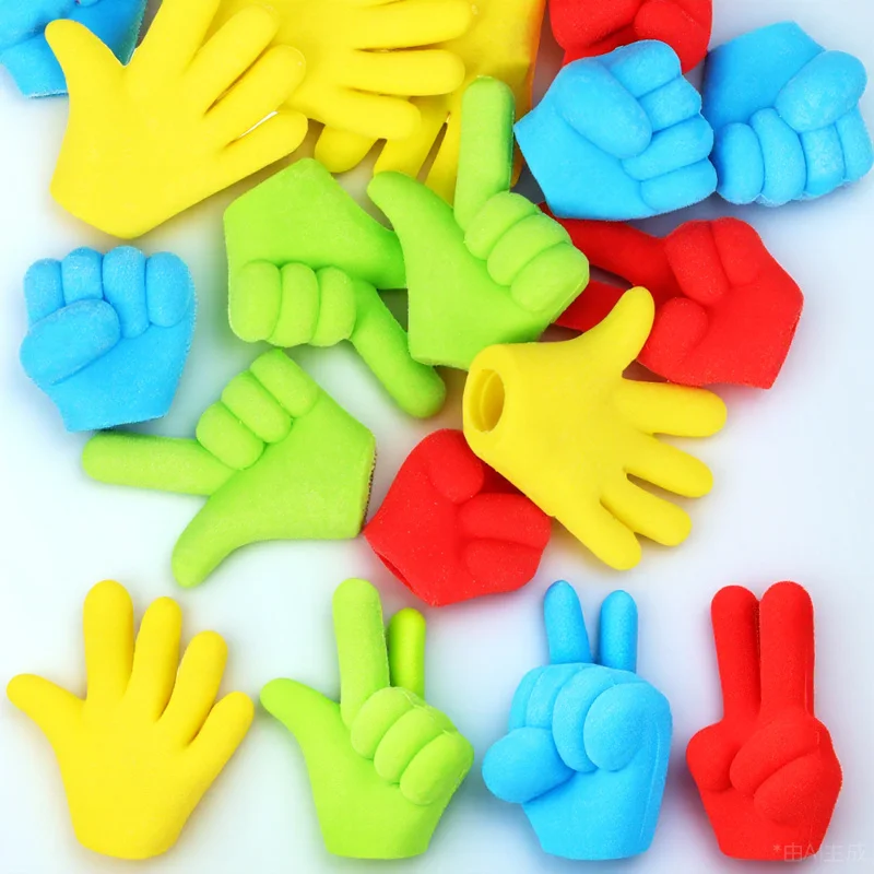 

16pcs Pencil Erasers Cute Kawaii Caps For Studying Supplies Office Stationery Bulk Mini Eraser Tops Creative Fun Adorable