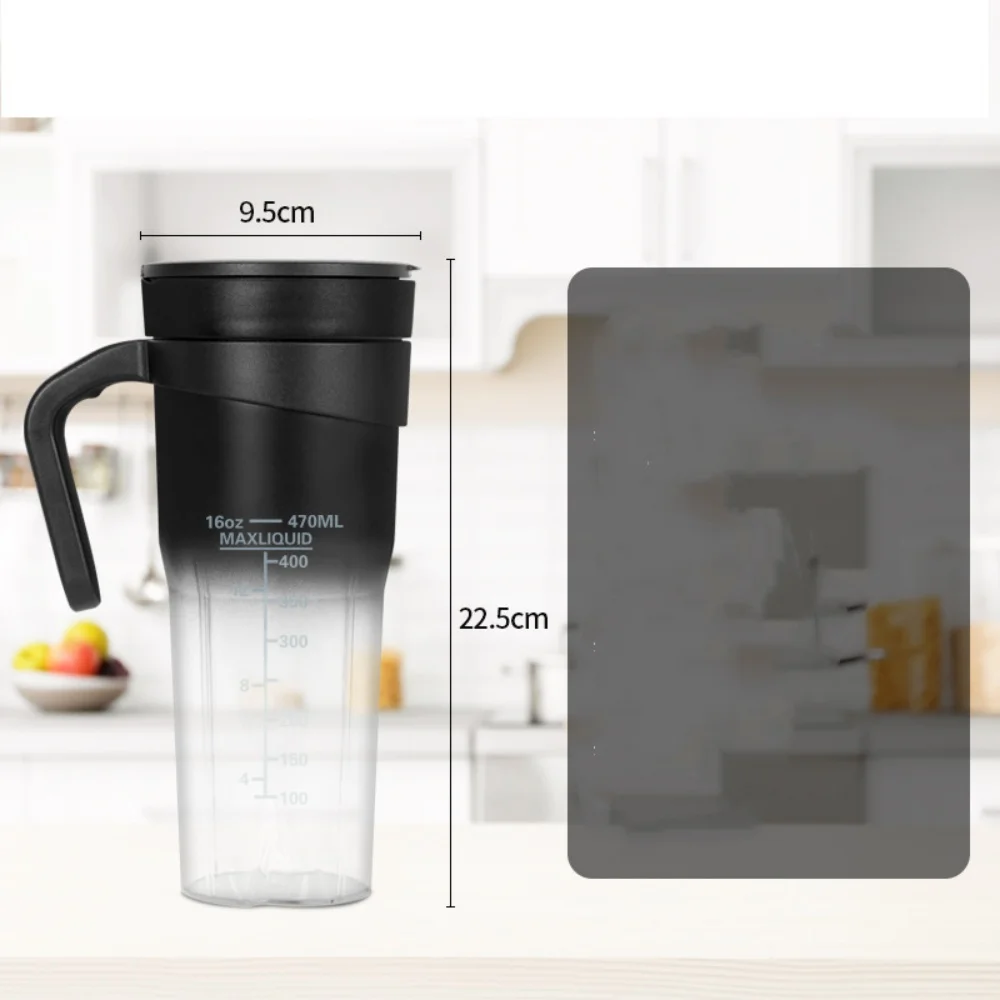 Portable Blender Personal USB Rechargeable Juice Cup for Smoothie and Protein Shakes Mini Handheld Fruit Mixer Bottle for Travel