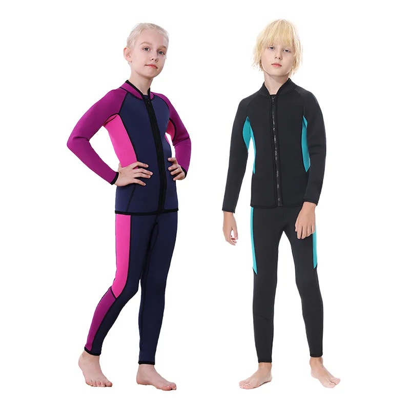 traje-de-neopreno-de-3-mm-para-ninos-traje-de-bano-de-dos-piezas-con-logo-frontal-cremallera-en-el-pecho-calido-con-proteccion-solar-manga-larga-para-surf-y-snorkel-transpirable