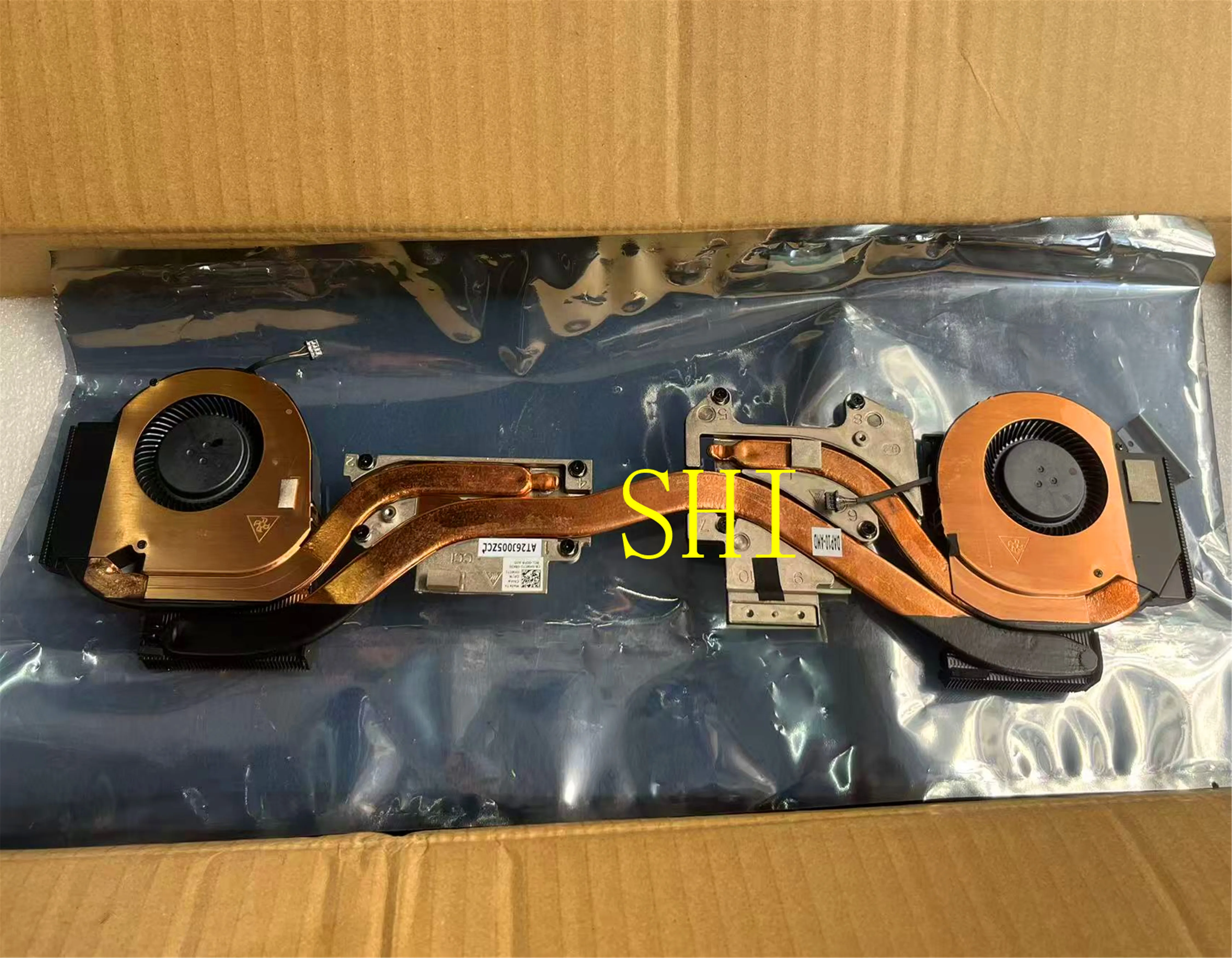 

0HWCT1 FOR DELL 7530 M7540 FAN HEATSINK AT26J005ZCL HWCT1 Free shipping