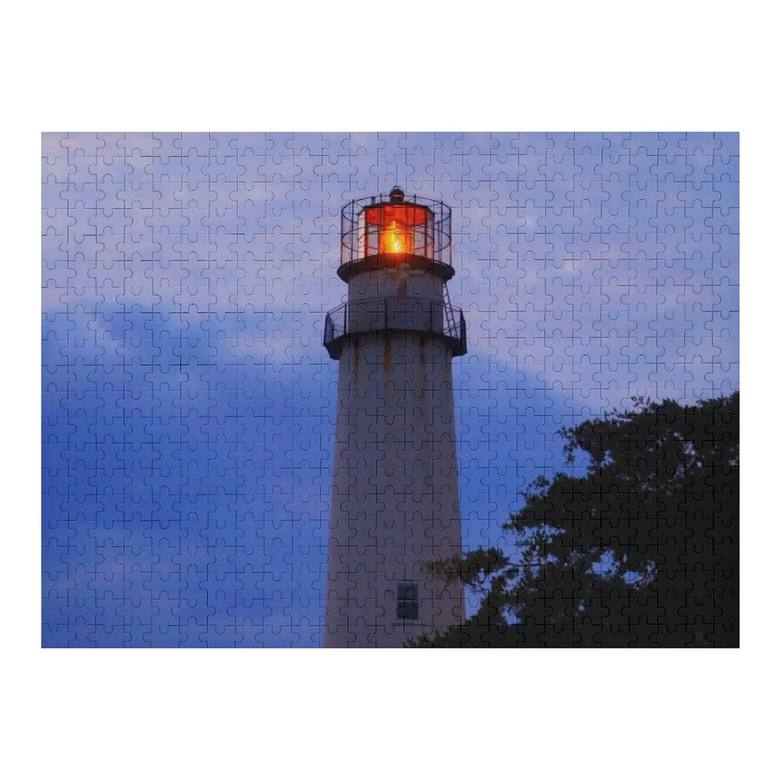 

Fenwick Light in the Clouds Jigsaw Puzzle Custom Photo Toys For Children Wooden Name Custom Personalized Toddler Toys Puzzle