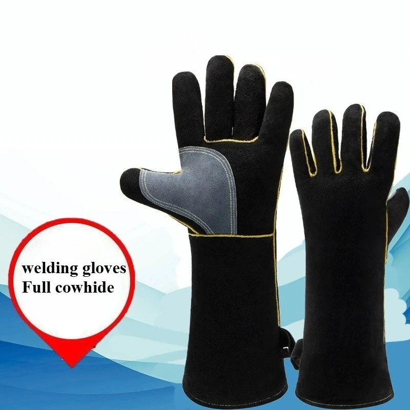 

High Temperature Resistance Safety Gloves Heat Resistant Fireproof Protection Supplies for Firefighters Rescuers Welding