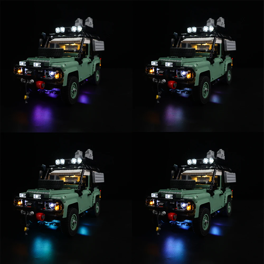 LED Light Set for LEGO Rover Classic Defender 90 10317 Car Building Blocks Model