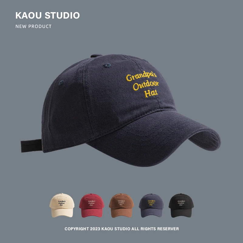 

Spring and Autumn Wide Hat Versatile Cap Fashion Korean Baseball Cap Travel Visor