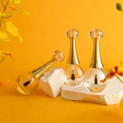 1pcs 15ml Empty Nail Polish Bottles Clear Glass Nail Gel Bottles With Brush Cap Nail Oil Nails Art Tool Skin Care Tool