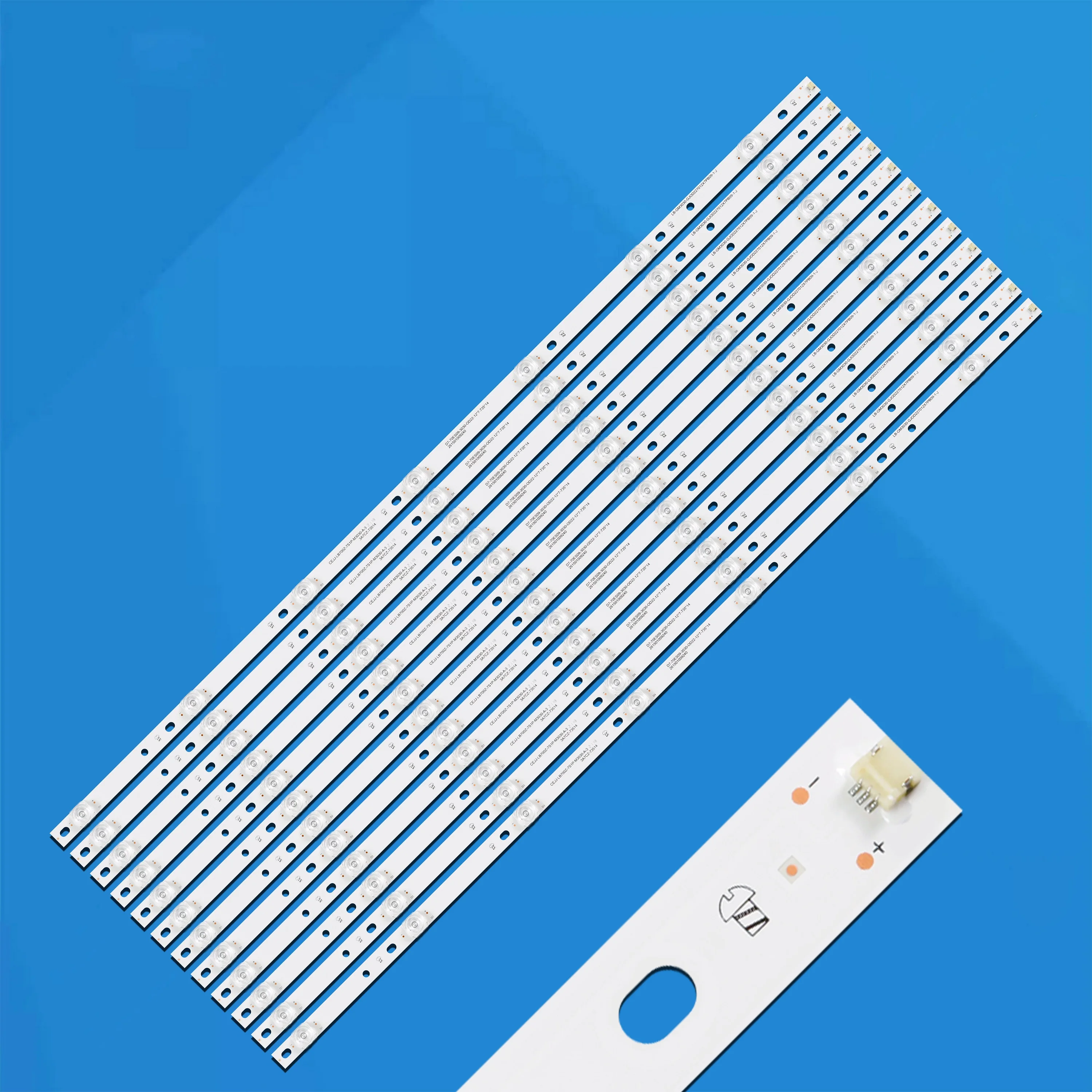 12pcs LED Backlight 996592001044 70PUS6504/12 70PUS6724/12 70PUS7855/12 70PUS6504 70PUS6724 70PUS7855 70PUS7505/12 70PUS7805/12
