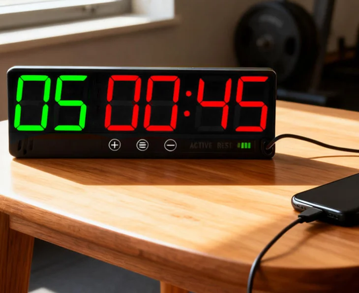 

Таймер для спортзала CP50A Умные многофункциональные цифровые настенные часы Секундомер обратного отсчета