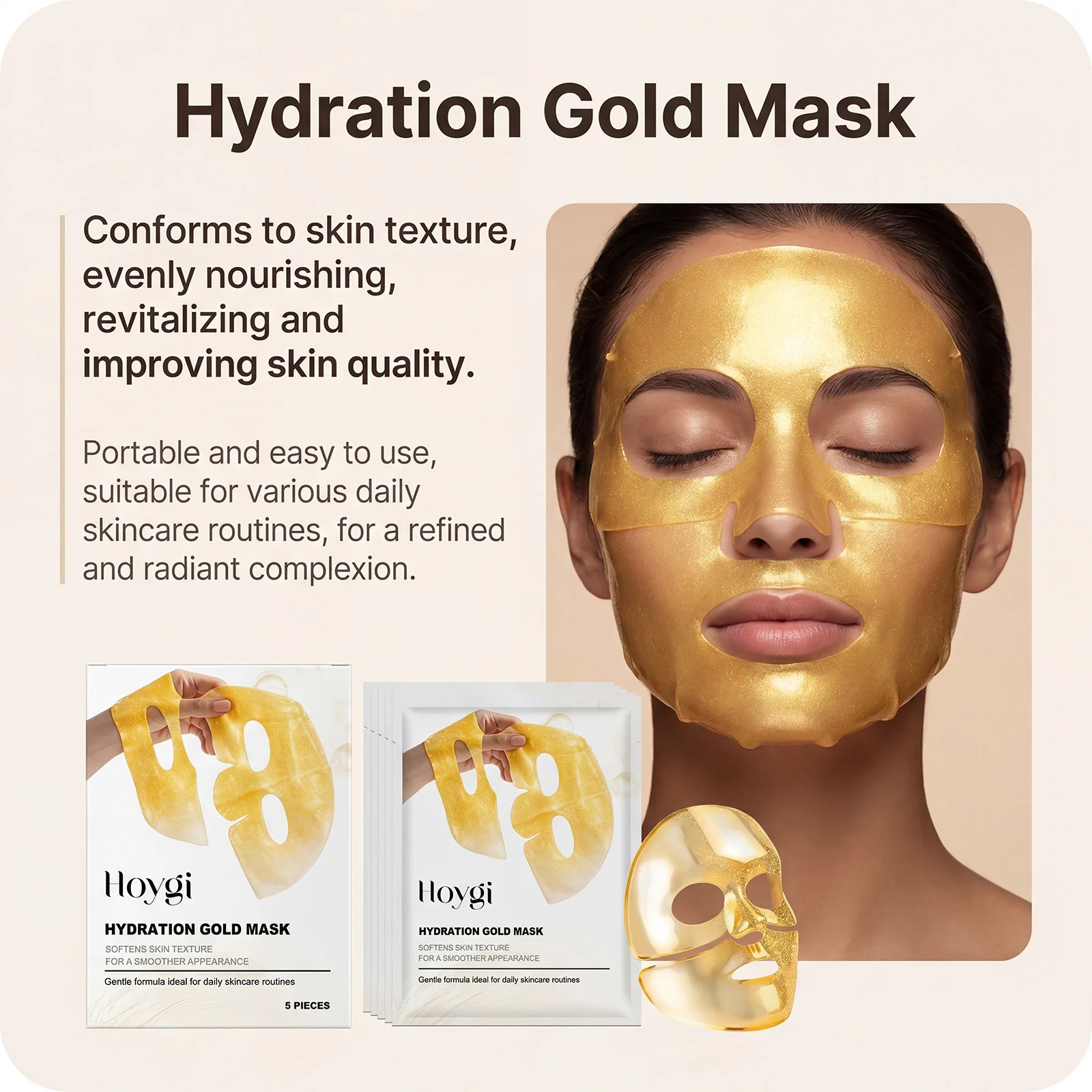 มาส์กหน้าทองคำ 24K ไนอาซินาไมด - Luxury Skincare Treatments บทวิจารณ์และราคา