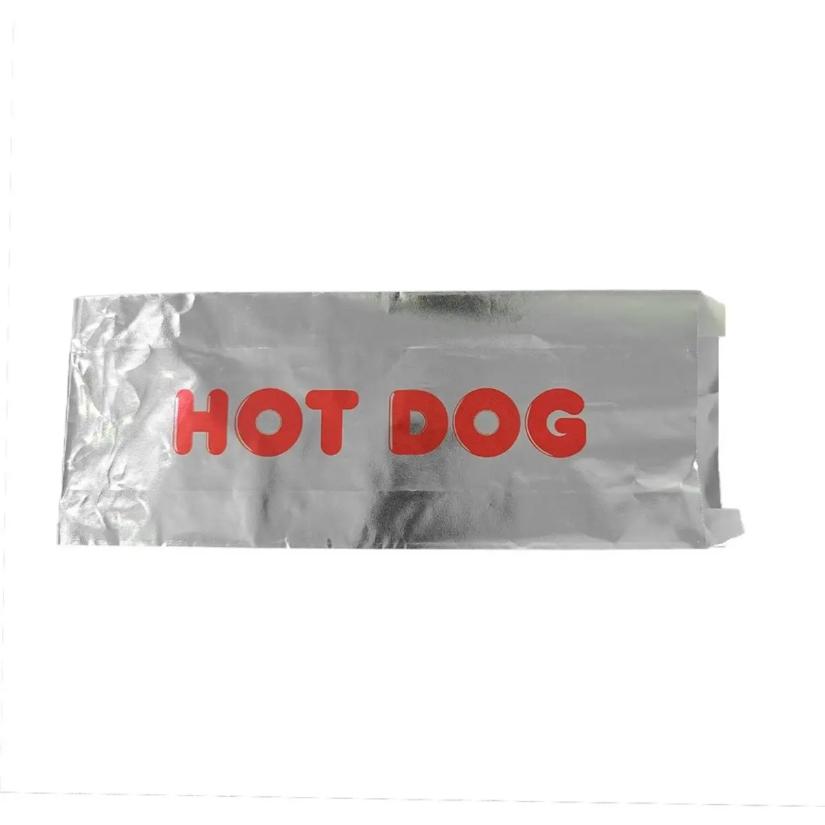 Foil Hot Dog Wrappers,240x90x40mm, Insulated Grease Disposable Hot Bag Sleeves,Disposable Foil Paper Hot Dog Bags,100PCS