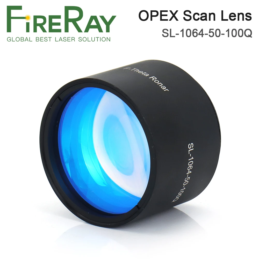 OPEX Quartz / Ordinary Fiber Laser F-theta Scan Lens F100 50x50mm M55 for 1064nm YAG Optical Fiber Laser Marking Machine Parts