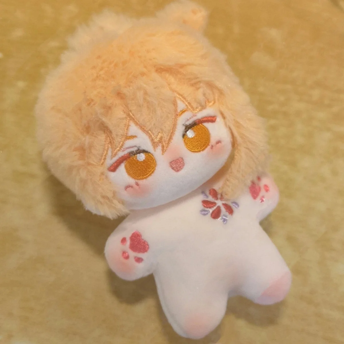 10CM Game Genshin Impact Naganohara Yoimiya Cute Mini Plush Doll Soft Starfish Body Pendant Keychain Bags Toys Accessories Gift