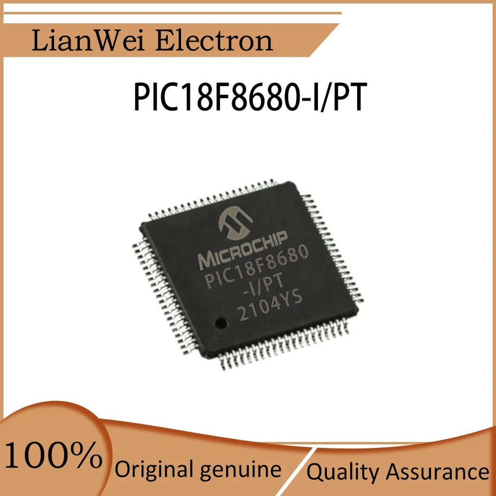 

PIC18F8680 PIC18F8680-I/PT IC MCU Chip TQFP-80