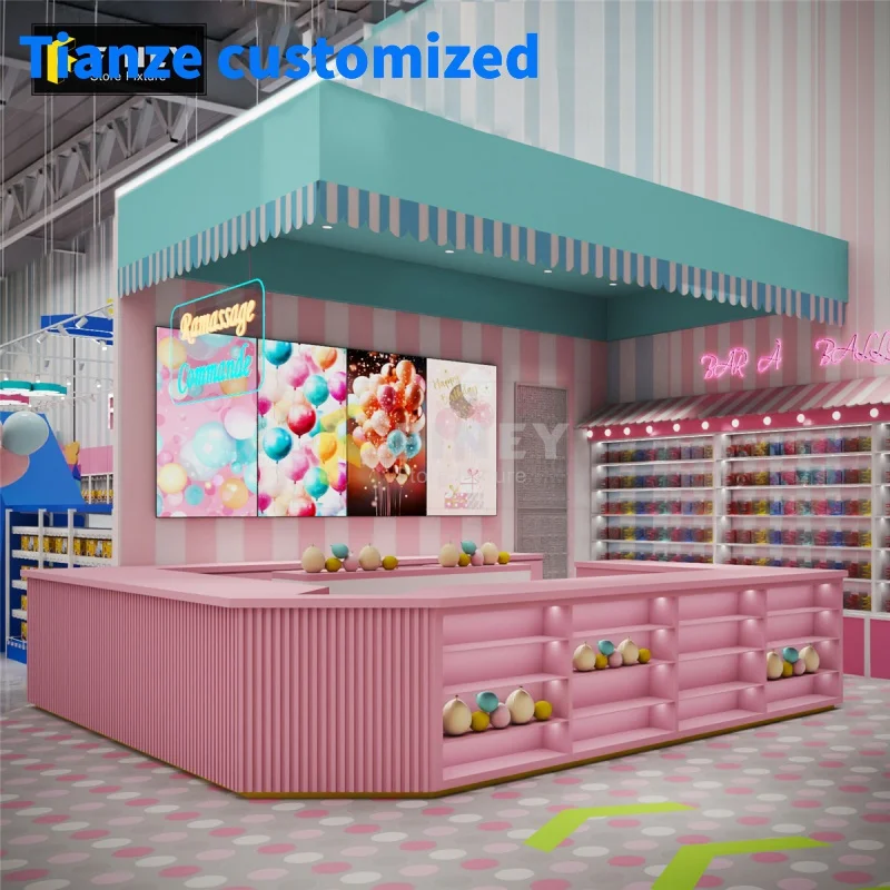 （customized）Customized Retail Space Interior Decoration Design Service Mall Store Display Fixture Showroom Design Party Shop