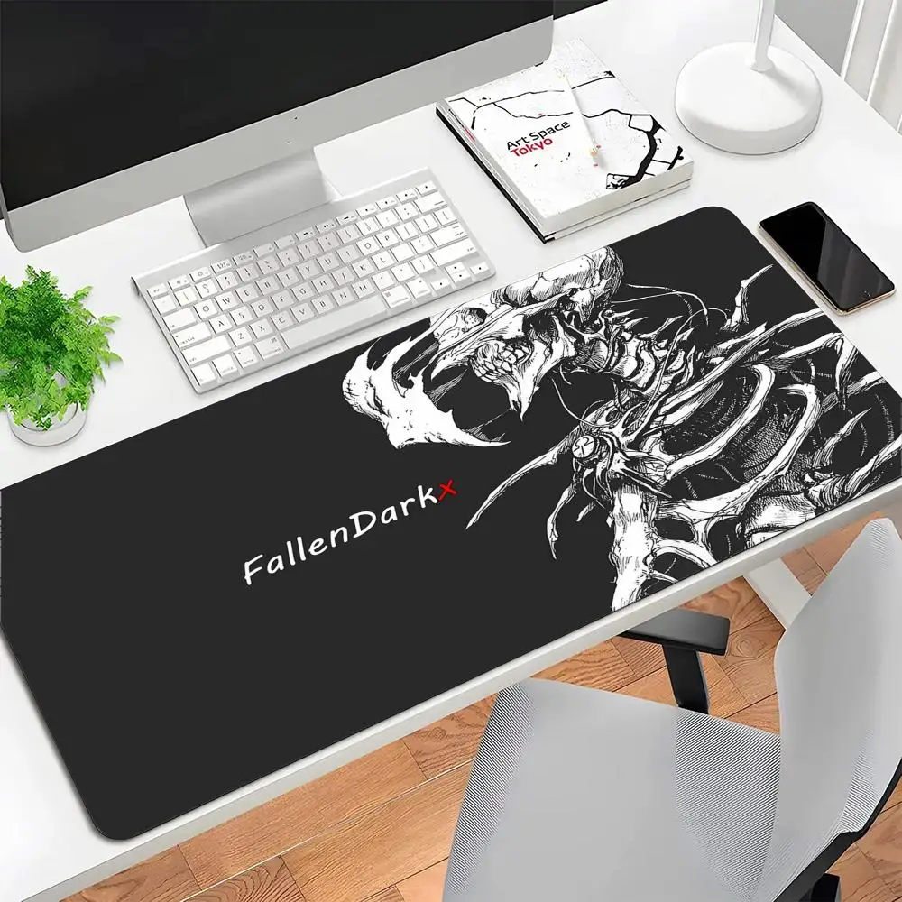 Black White Skull Smoke Design playmat table mat game card pad large size mousepad office desktop games laptop