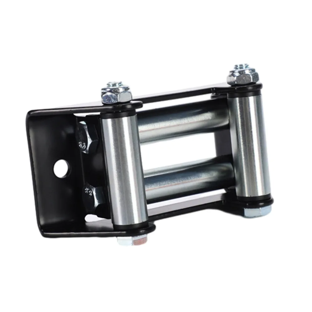 Premium Steel ATV Roller Fairlead Durable and Wear resistant Compatible with Most Winch Brands 2000LB/4500LB Capacity