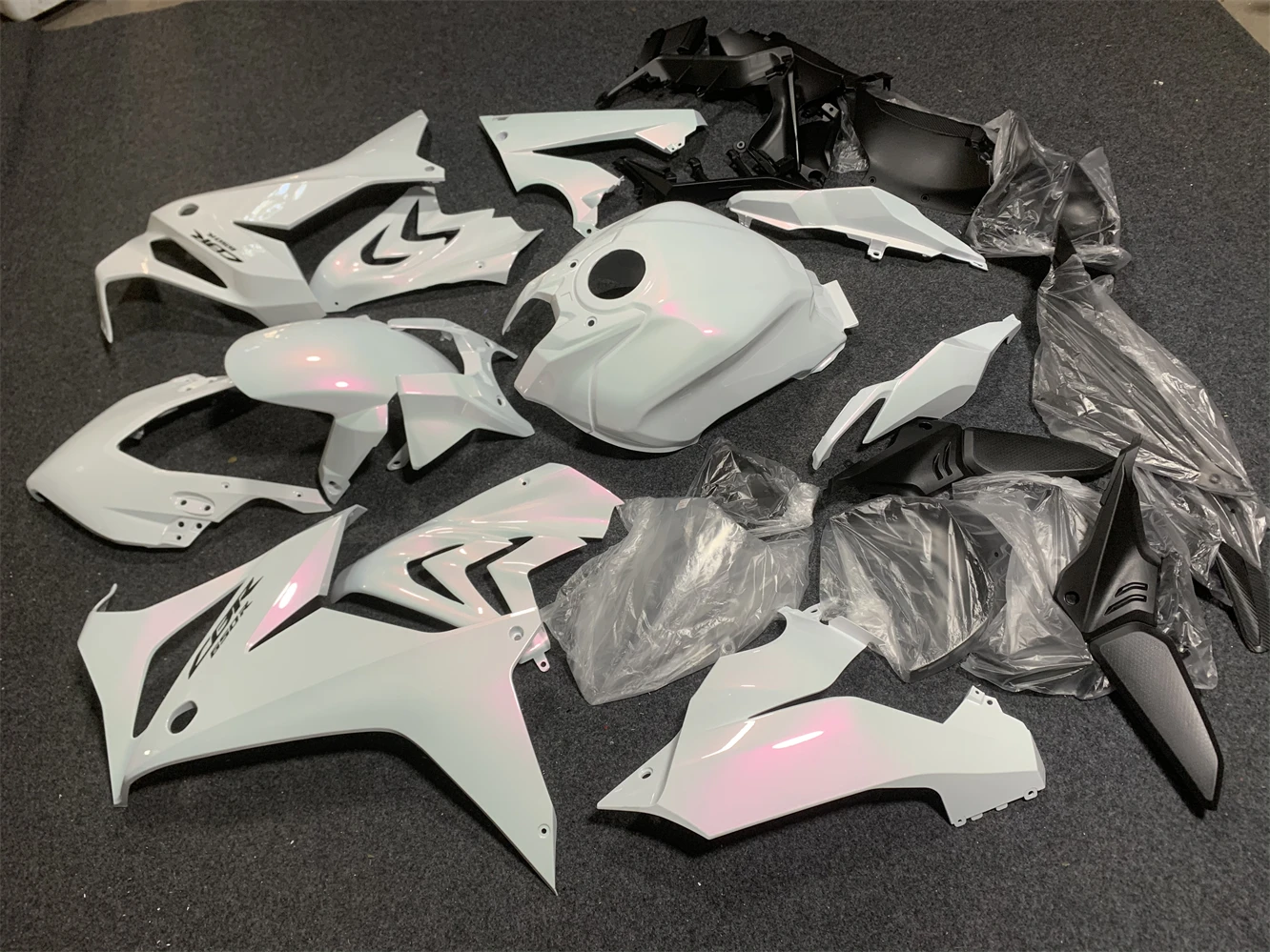 CBR650R 2019 2020 2021 2022 Fairing CBR650 R Motorcycle Fairing Shell Motorcycle With Pearly white Series Fairing