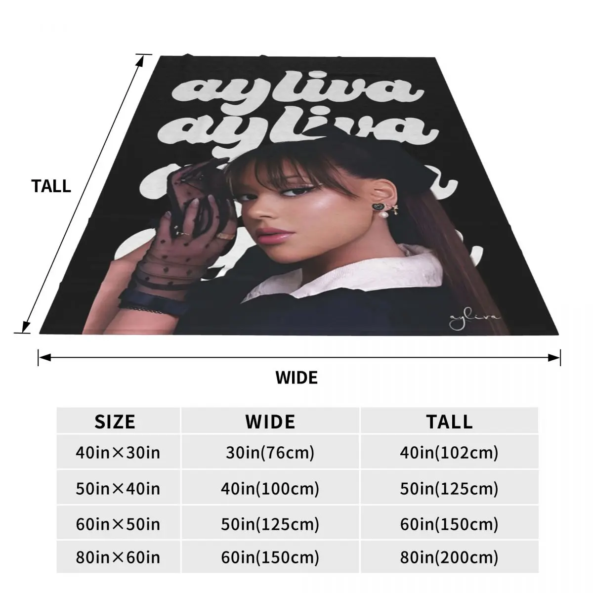 Pop Art Ayliva In Liebe Blankets Soft Warm Flannel Throw Blanket Bedspread for Bed Travel Home Couch