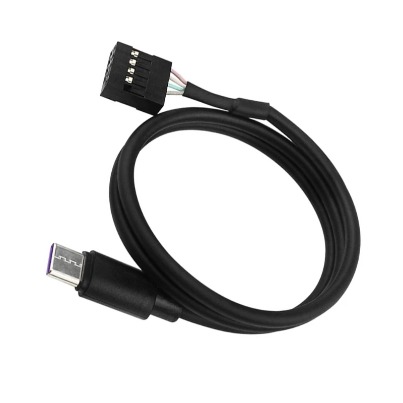 9Pin To Type C USB Cable Computer Motherboards Power Cable for Secondary Screen PC LCD Screen Fast Charging and Drop Shipping