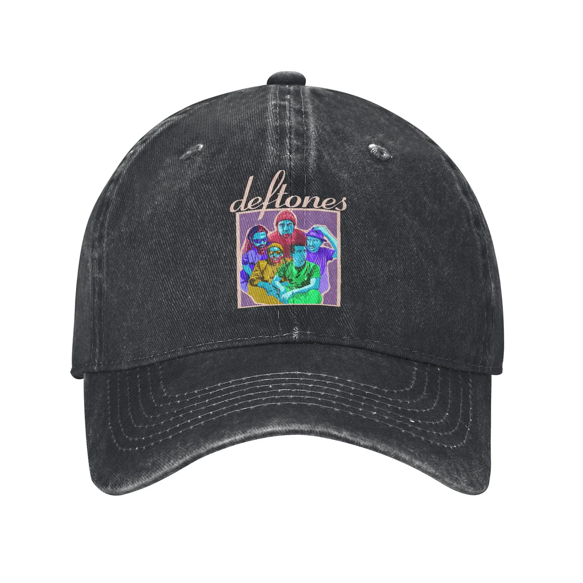 Deftones Metal Punk  Casual Baseball Cap  Hiking Fishing Trucker Hat Summer Breathable Men Adult DIY Print Snapback Cap