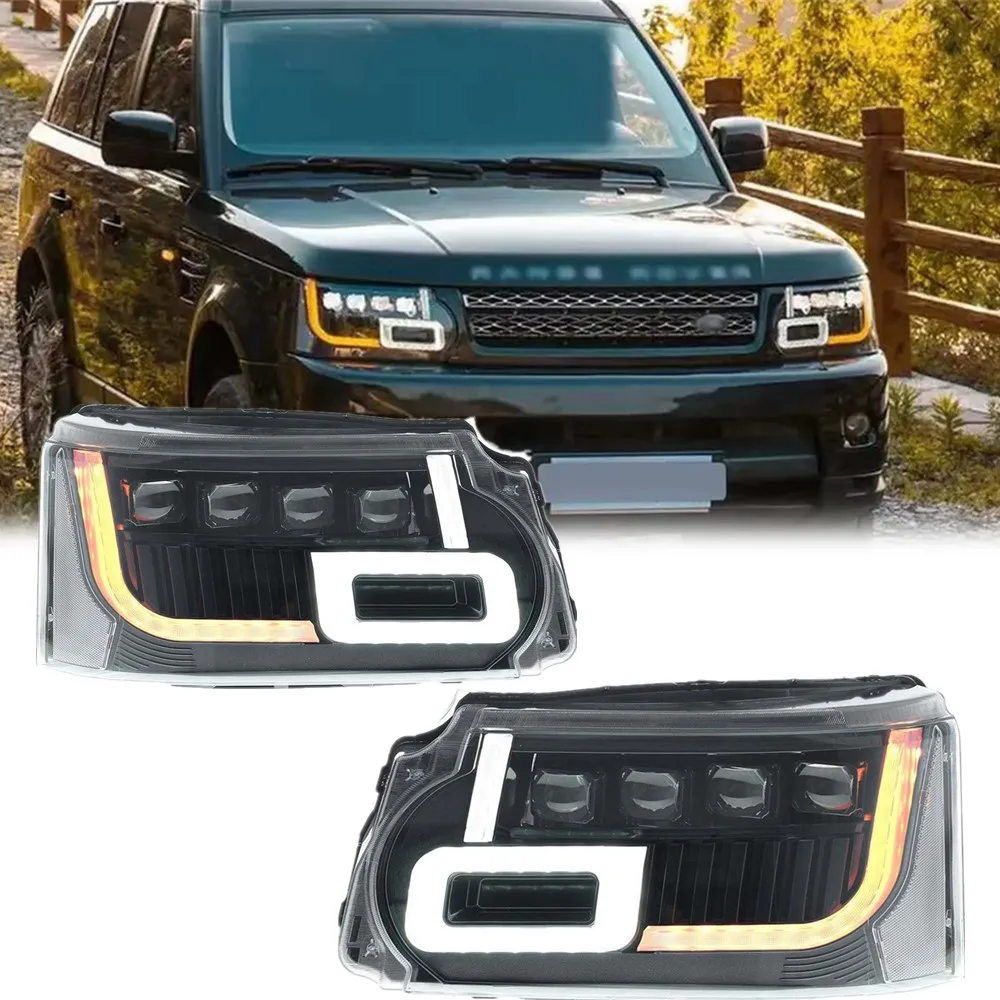 Per Land Rover Range Rover Led fari 2010 2011 2012 2013 Sport L320 Vogue L322 accessori aggiornamento Led Front Light Assembly