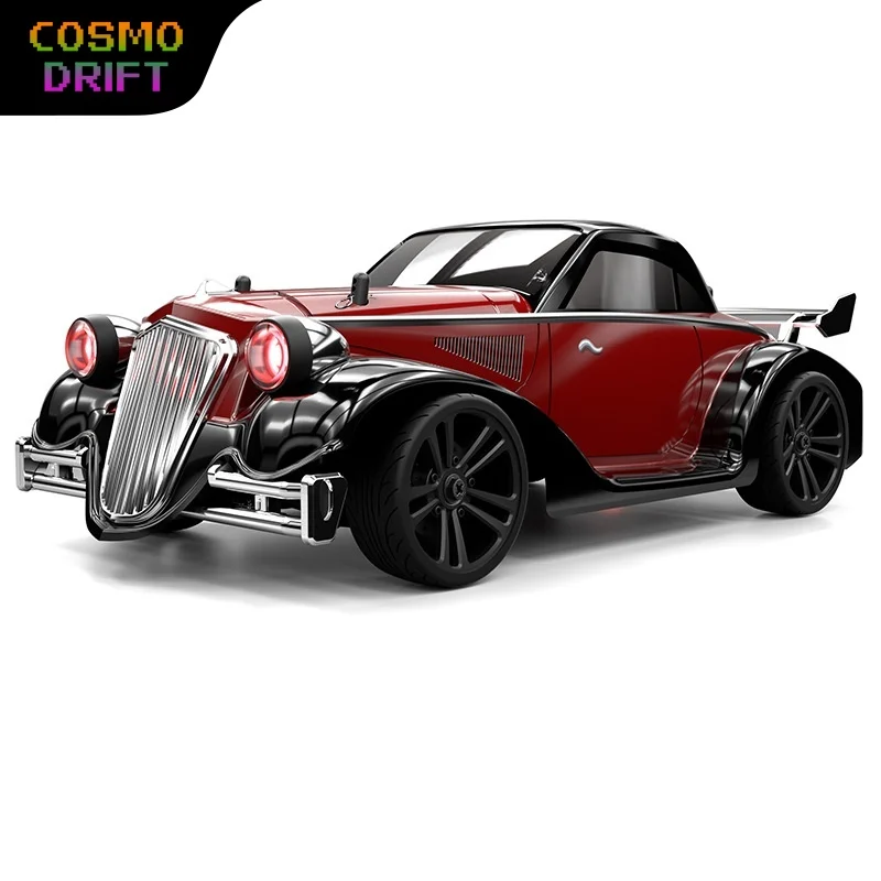Rc Drift Car 1 16 Scale Classic Vintage Four Wheel Drive High Speed Full Proportional Rc Model Car Replaceable Smooth Tires