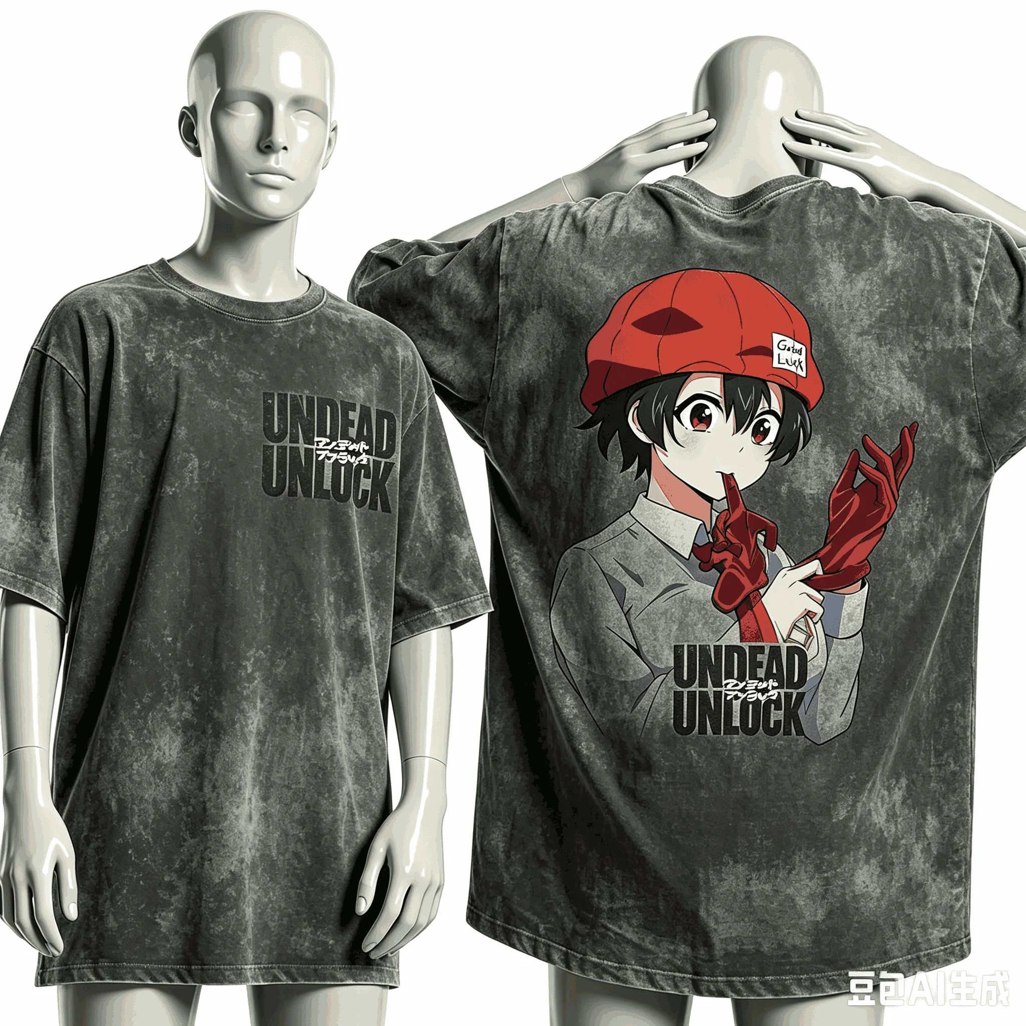 เสื้อยืดลาย Undead Unluck สำหร - Vintage Fashion Model บทวิจารณ์และราคา