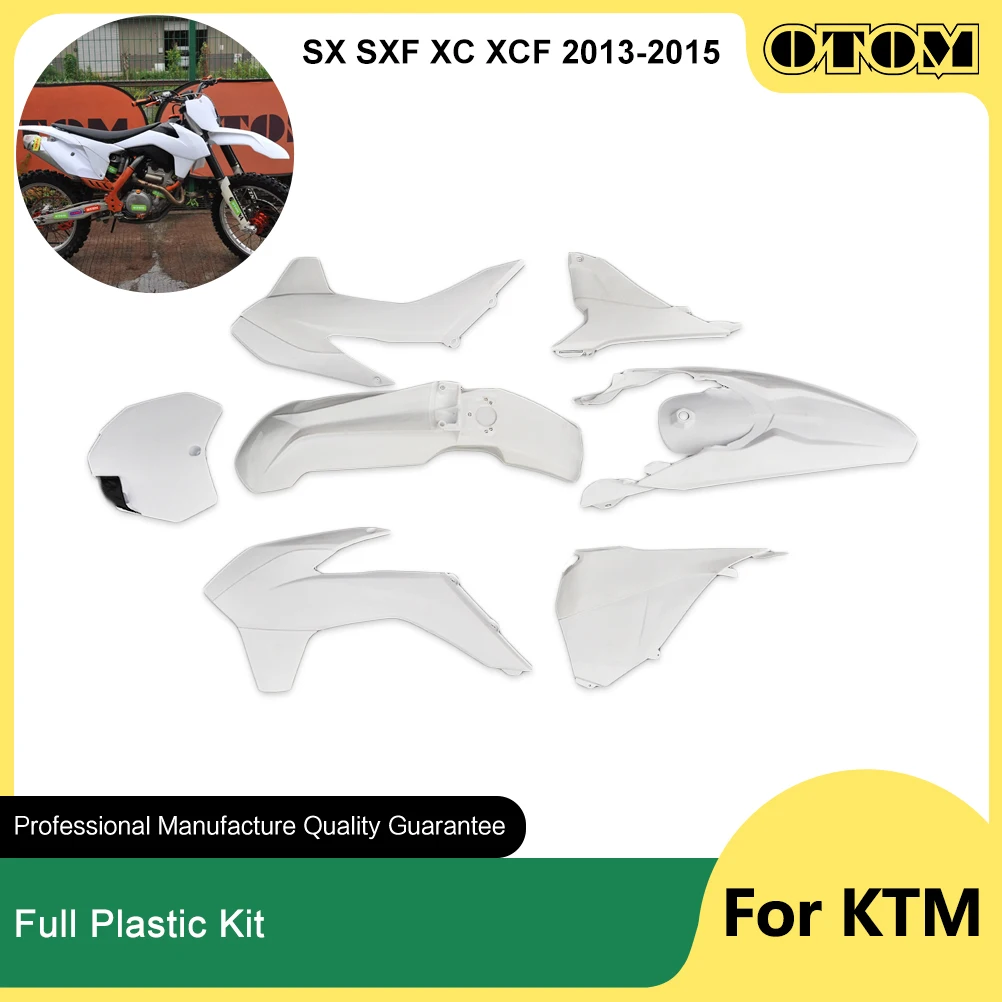 OTOM 2013-2016 Motorcycle Full Body Fairing Cover Kit Number Plate Side Panels Fender Fuel Tank Guard For KTM SX SXF XC XCF 250