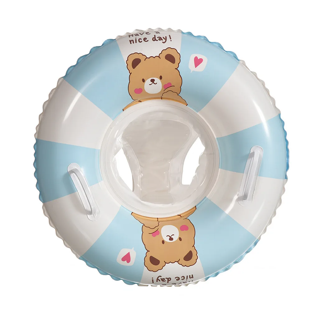 Pool Tube Swim Ring for Kids Adults, Classic Striped Inflatable Floats Swimming Ring Pool Inner Tubes, Inflatable Pool Floats Ad