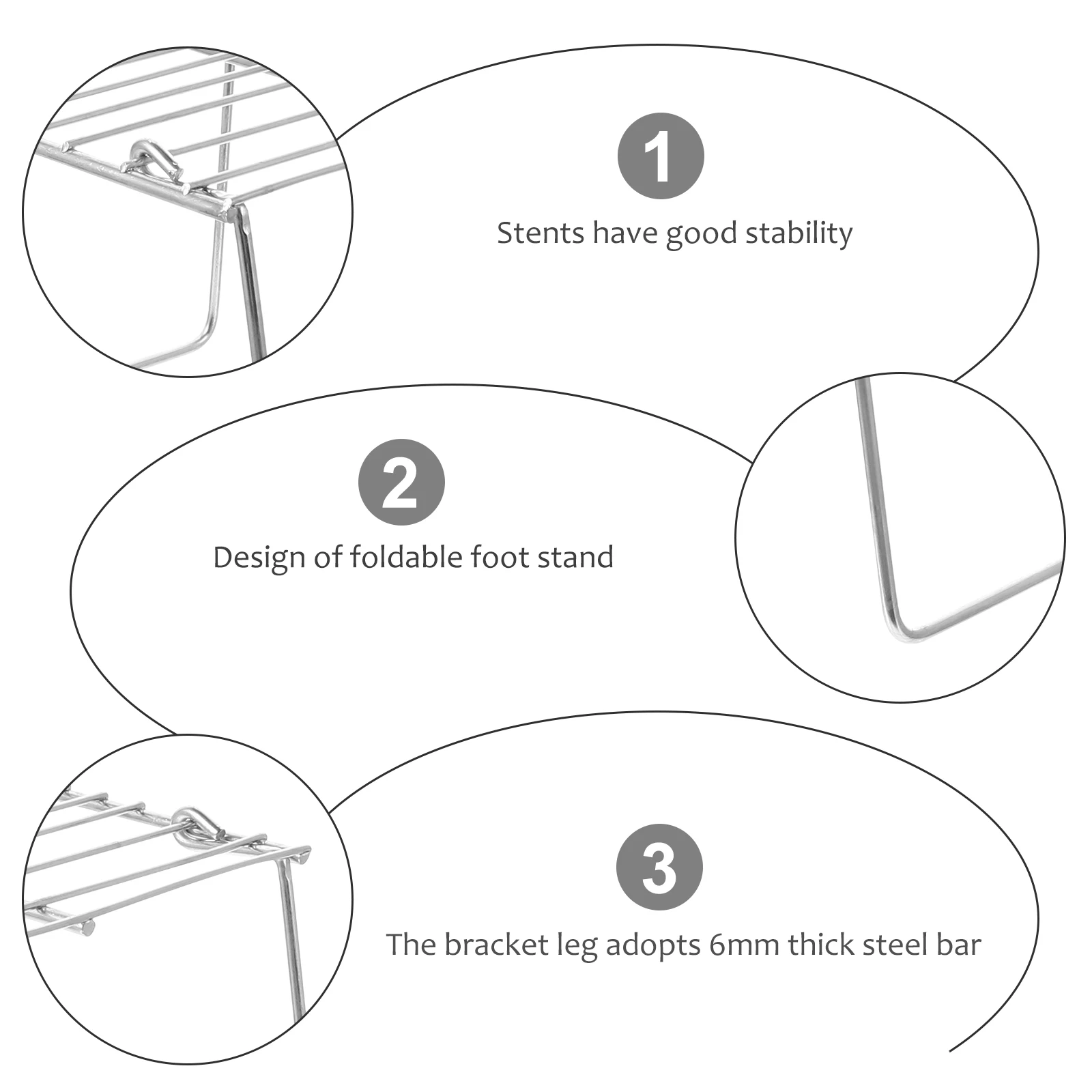 

Portable Stove Stand Grill with Foldable Design Heavy Duty Steel Construction for Outdoor Barbecue Picnic Grilling Accessories