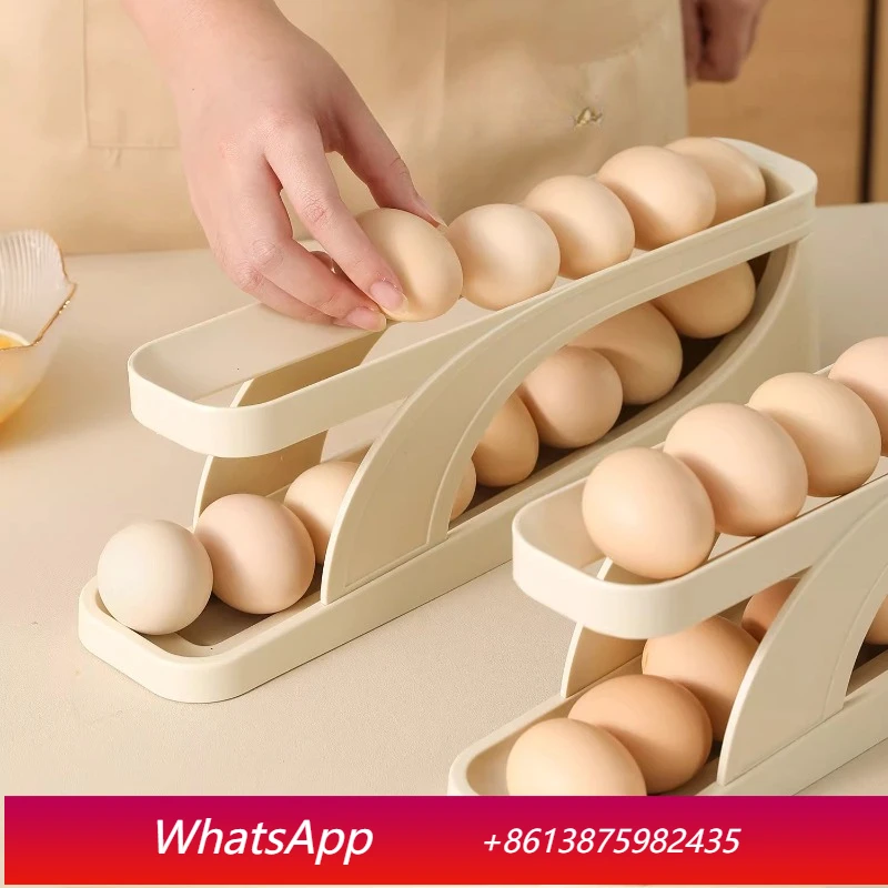 

Slide rolling automatic replacement for LMM refrigerator Egg rolling rack holder for refrigerator