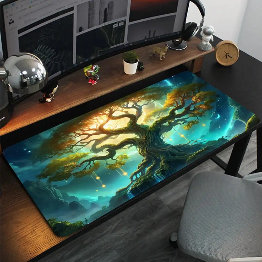 

Wishing Tree Mouse Pad XXL large PC gaming machine rubber non-slip lock edge gaming speed keyboard pad office expansion desk pad