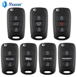 For Hyundai I20 I30 IX35 I35 Accent Solaris Elantra Picanto Car Key Shell For Kia Picanto Sportage Rio3 K5 Verna K2 Ceed Cerato