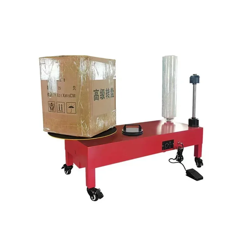 

Double Axis Pe Winding Film Baler Stretch Film Packaging Machine Film Wrapping Winding Machine For Express Logistics Carton Box